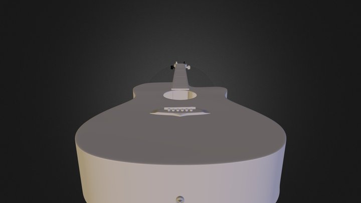 Guitare 3D Model