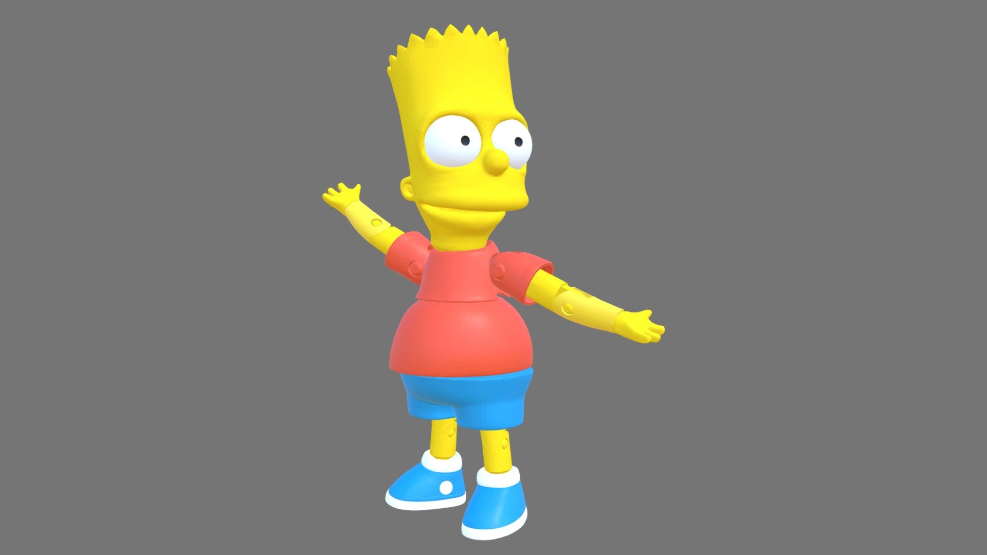 Bart Simpson - 3D model by Seba Cantero (@Seba.Cantero) [59034fb ...