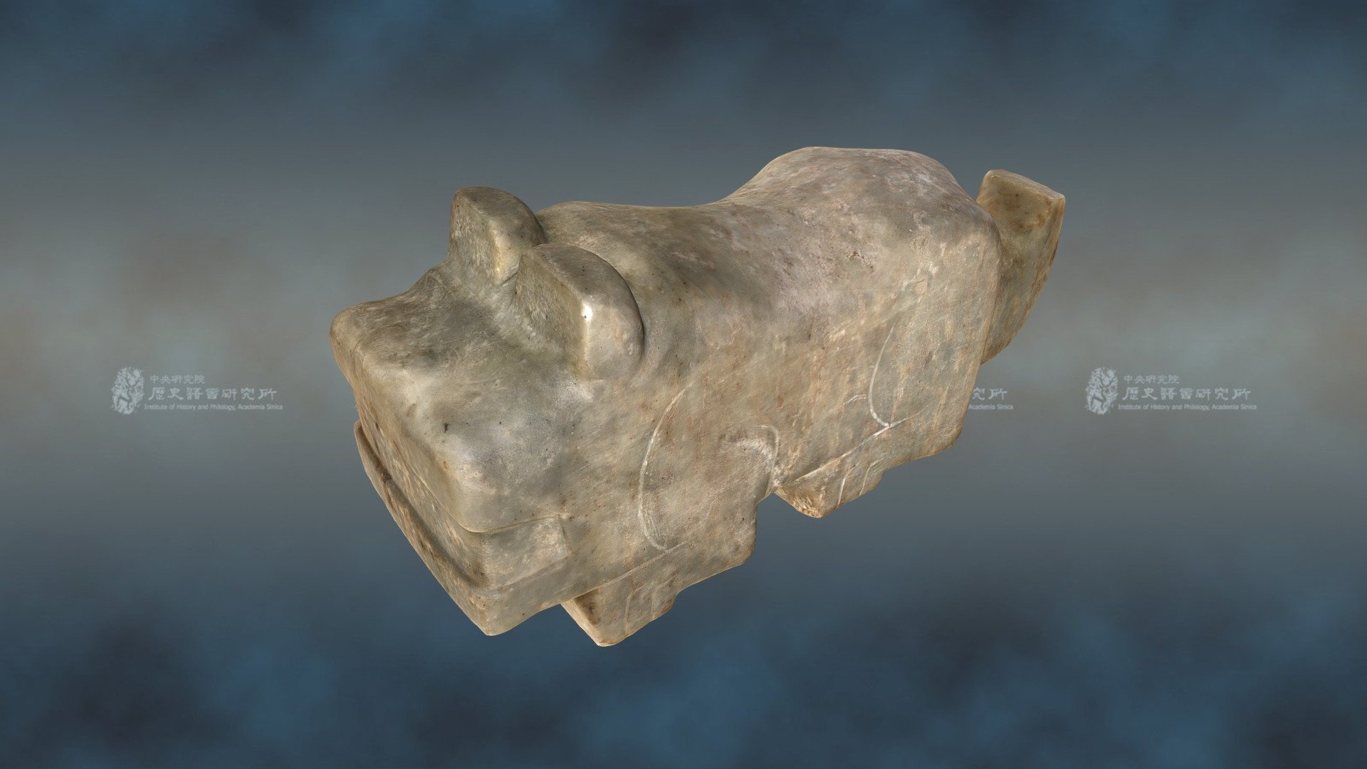 石虎 Marble tiger — Sketchfab embed 3D viewer