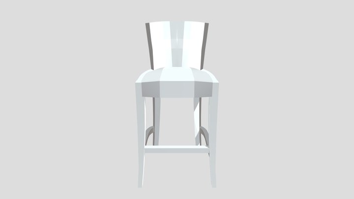 барный стул 3D Model