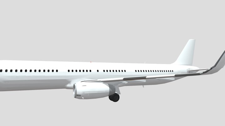 Generic Airbus A321 3D Model