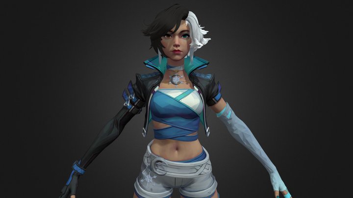 Luna Snow - Marvel Rivals 3D Model