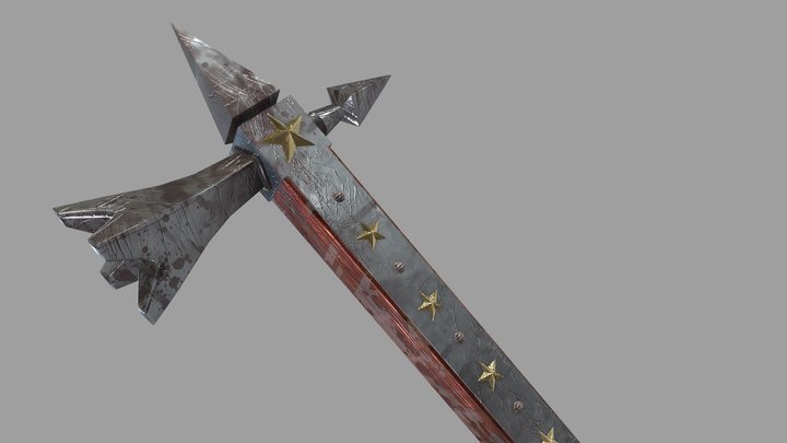 Lucerne Hammer Star Knight (WIP) 3D Model