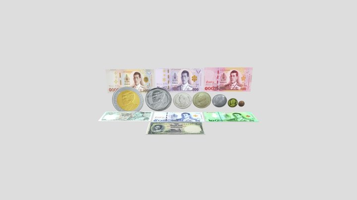 money thai 3D Model