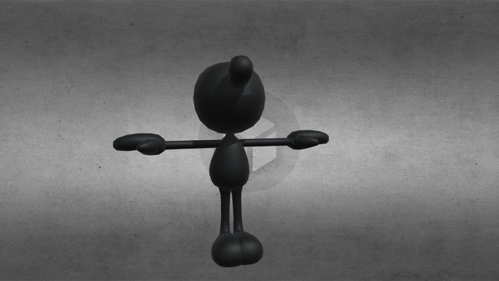 mr game and watch (2014-2018) 3D Model