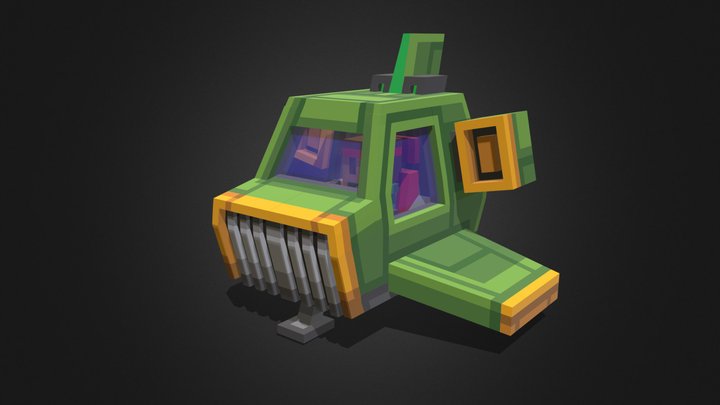 Ship 01 3D Model