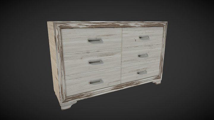 Old Dresser 3D Model