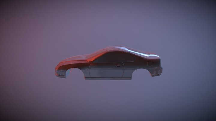 Honda Prelude 4th Gen 3D Model
