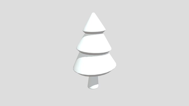 X-mas tree in Blender 3D Model