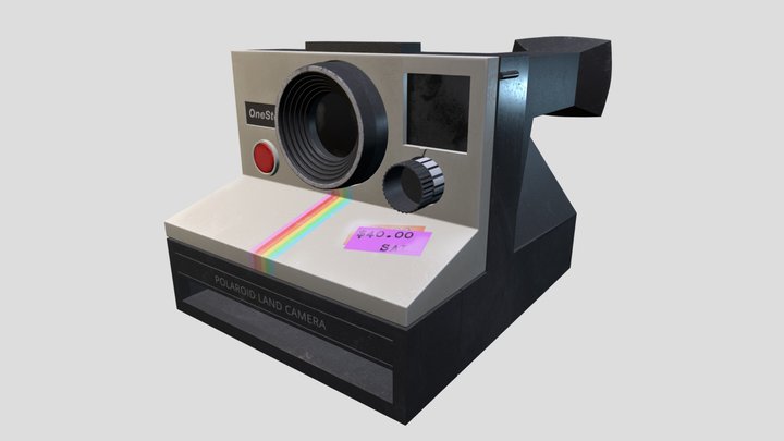 Polaroid SX-70 OneStep 3D Model