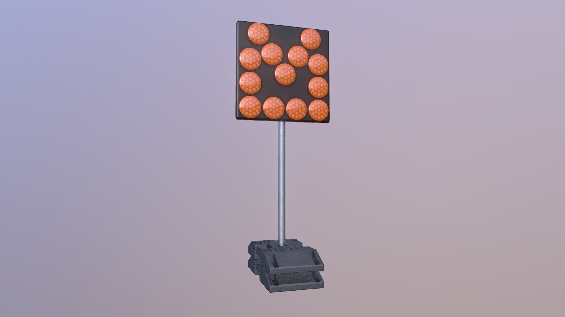 Temporary Keep Left / Right LED Sign - 3D model by llama (@scssoftware ...
