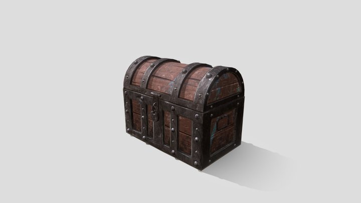 Baú - Modelo Texturizado 3D Model