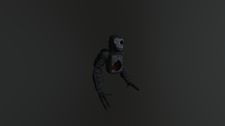 Gooba {Lethal Ape Monster} 3D Model