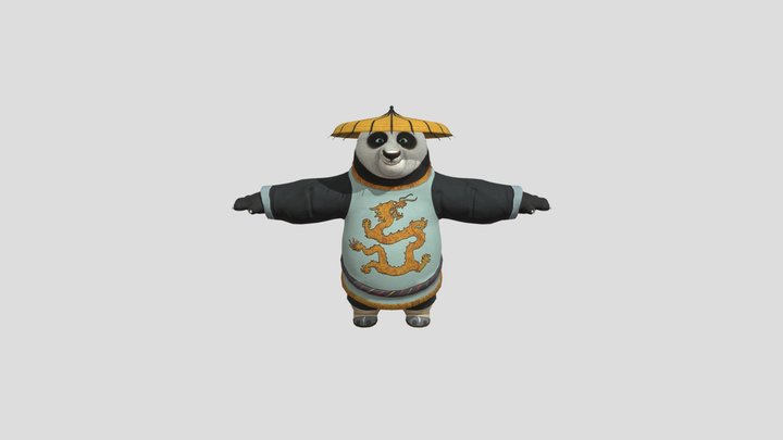 Kung Fu Panda 4 전체 영화 버전 무료 [HD1080P] 3D Model