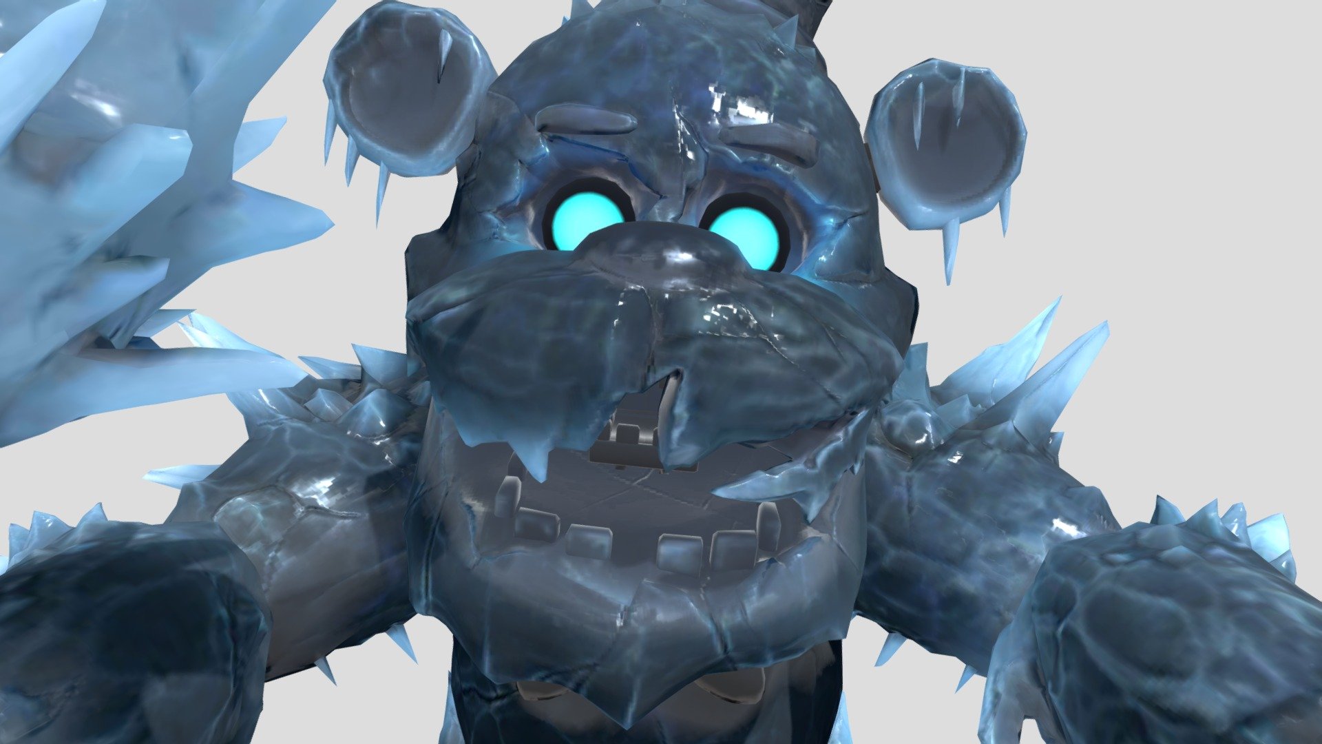 3D file FNAF / FIVE NIGHTS AT FREDDY'S Freddy Frost Bear Black Ice