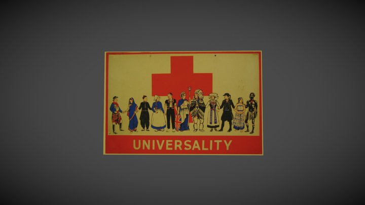 Junior Red Cross posters: Universality 3D Model