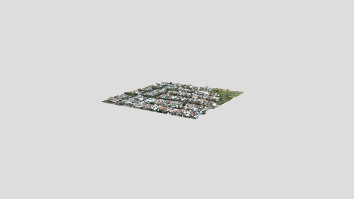 Residential Area in Vietnam 3D Model