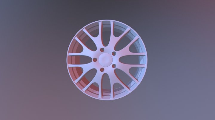 Wheel Rim V4 3D Model
