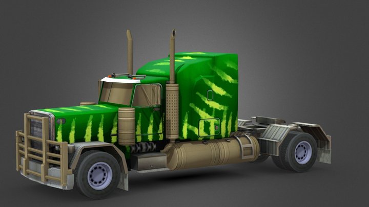 Peterbilt 353 Paint 4 Green Leaves