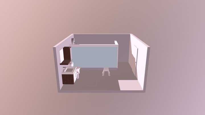 Banheiro Bonito E Barato 3D Model
