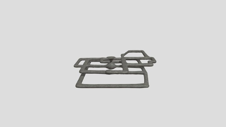 scary baboon caves level monster 3D Model