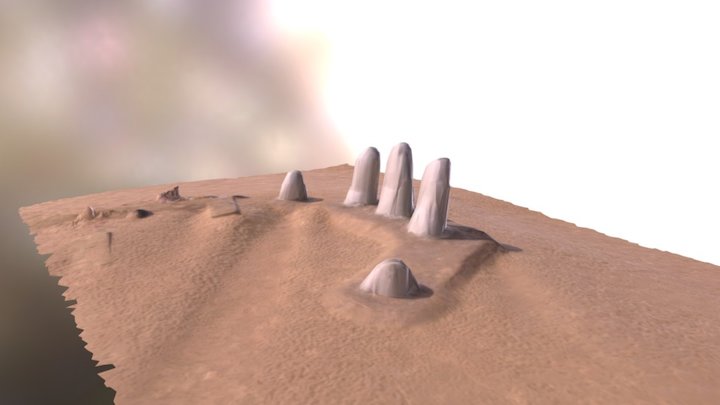 Los Dedos 3D Model
