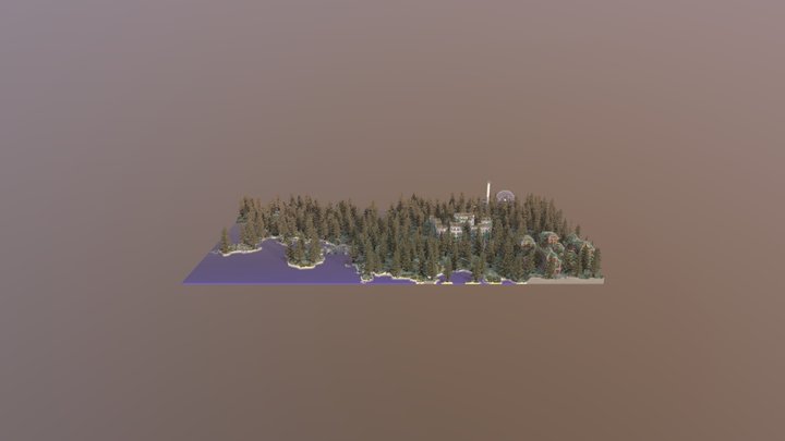 [700x700] Post-Apocalyptic Map + Bunker 3D Model