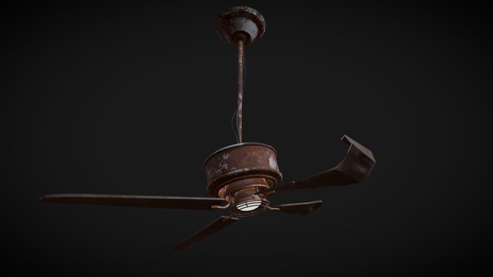 Ceiling fan 3D Model