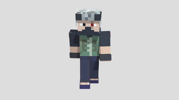 Ethoslab - kakashi skin (Red button) 3D Model