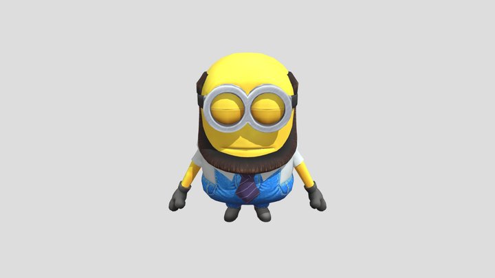 Mobile - Despicable Me Minion Rush - Grandpa Min 3D Model