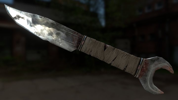 Wrench Knife 3D Model