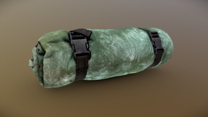 Rolled Blanket Scan 3D Model
