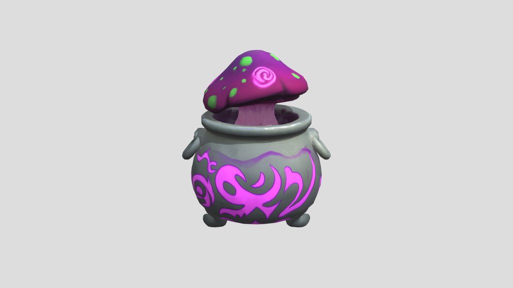 Luminous Mushroom Cauldron