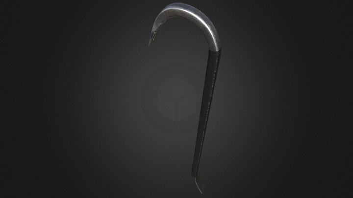 Crowbar Game Ready Model 3D Model