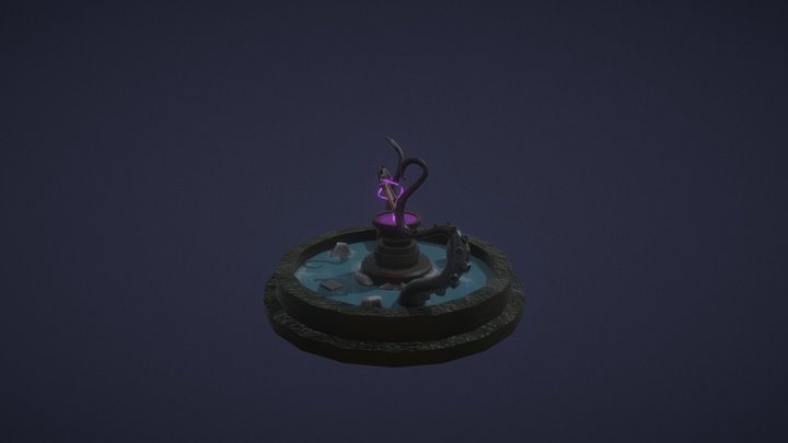Diorama Tentacles - Diorama de tentaculos 3D Model