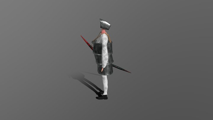 warrior space soldier 3D Model