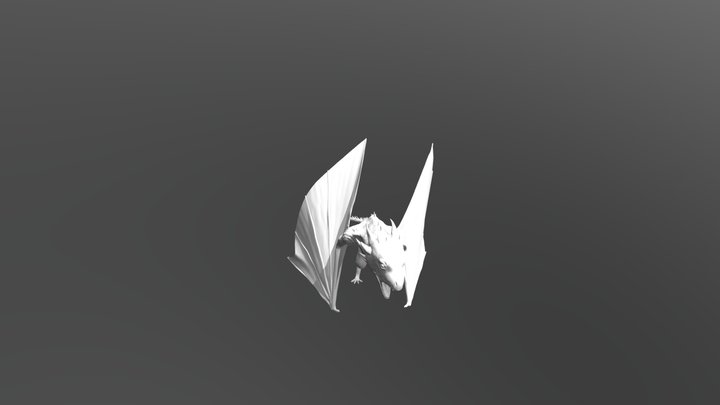 Drogon - Game of Thrones season 2 3D Model