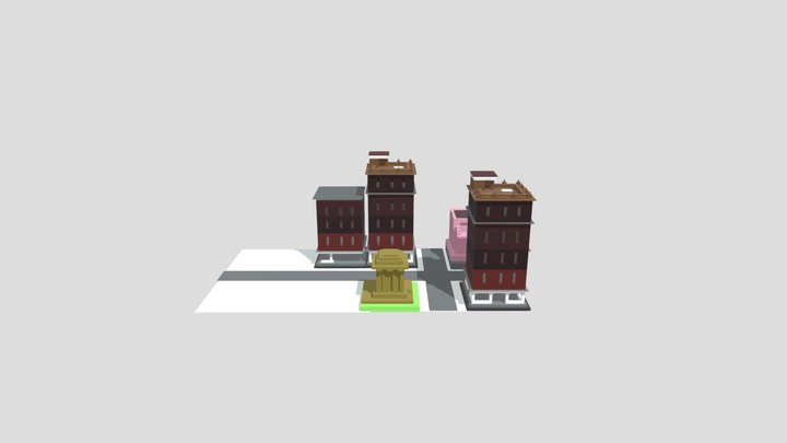 Cityติว 3D Model