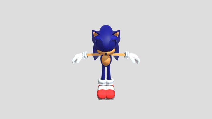 SADX Sonic 3D Model