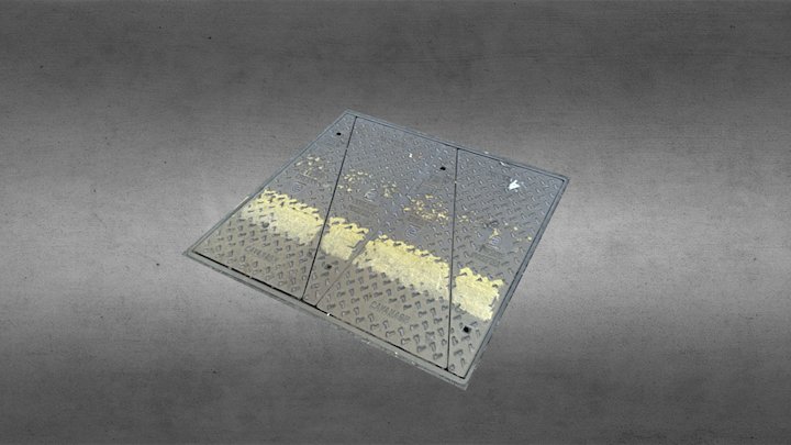 Manhole Cover 3D Model