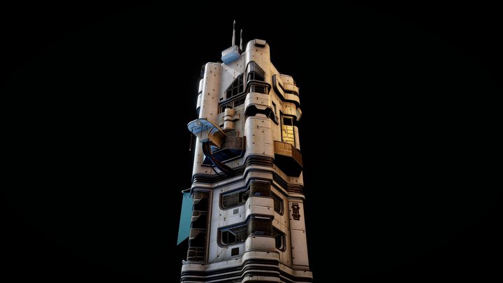 Research Facility Central Hub 3D Model
