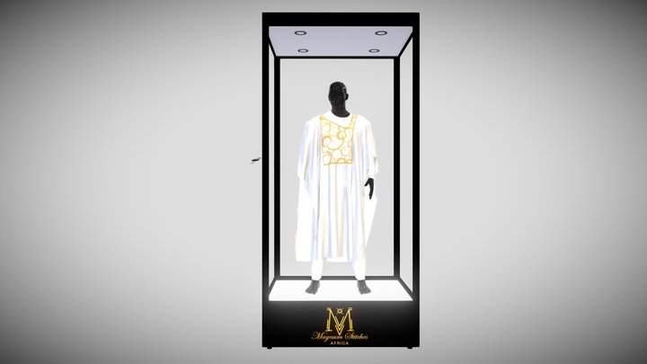 Mannequin Display Box 3D Model