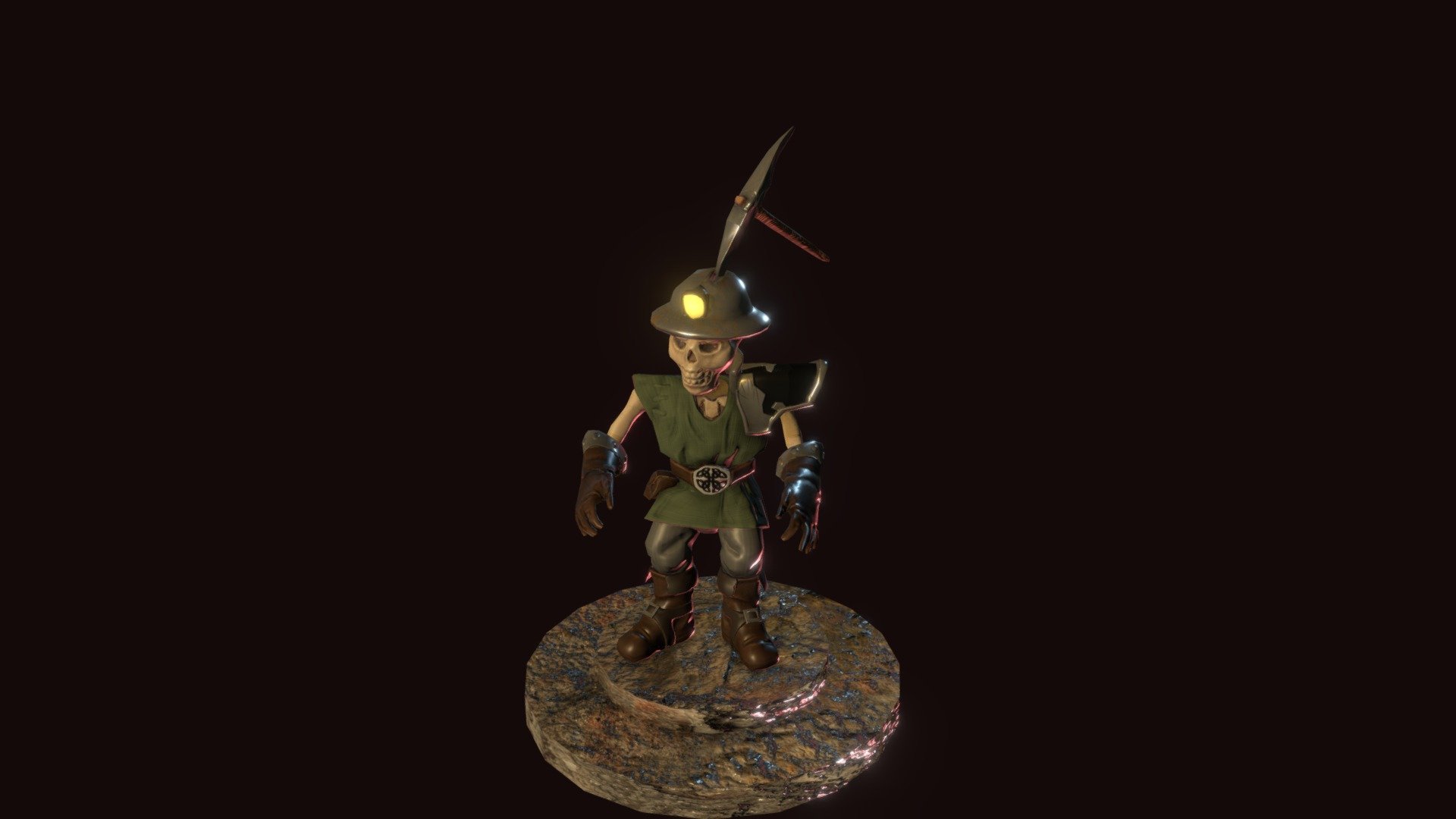 Dead Skeleton Posed