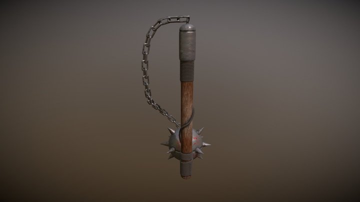 SM_RealisticMace 3D Model