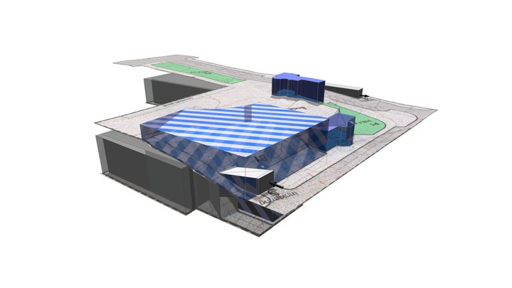Figur 5.3 - Bodø torg II 3D Model