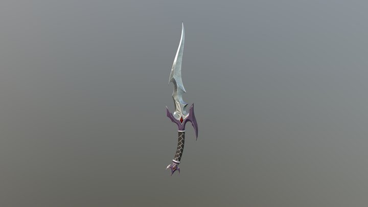 Dark Elf Dagger 3D Model