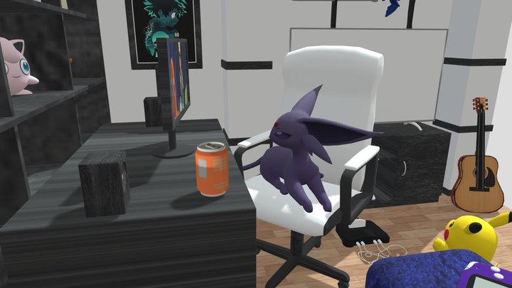 Pokemon - All Eeveelutions New Version 3D model 3D printable