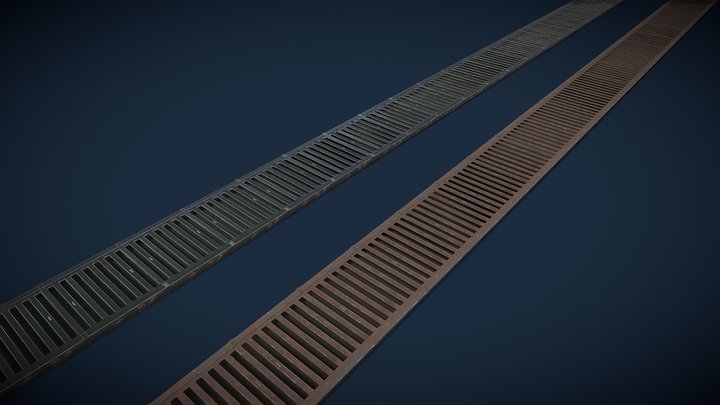 Sewer grate_Sewage_2Part_9MB – Modelo 3D gratuito STL