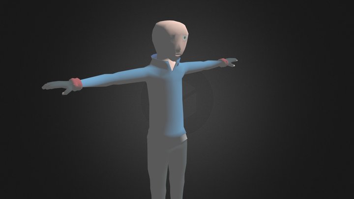 Male Trainer 3D Model