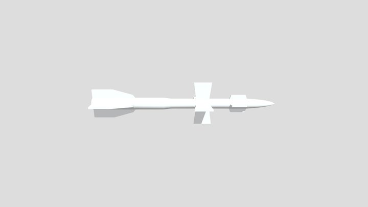 R-27 missile 3D Model